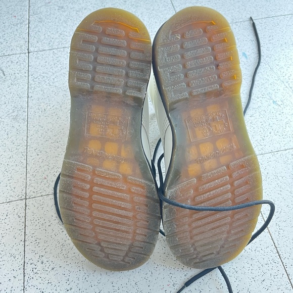 Dr Martens White Boots - Picture 12 of 14